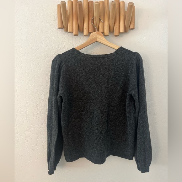 Philosophy women sweater grey v neck size small - Picture 7 of 9